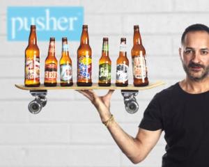 Phil Nobay, creative head of Pusher, Burleigh Brewery's creative agency.